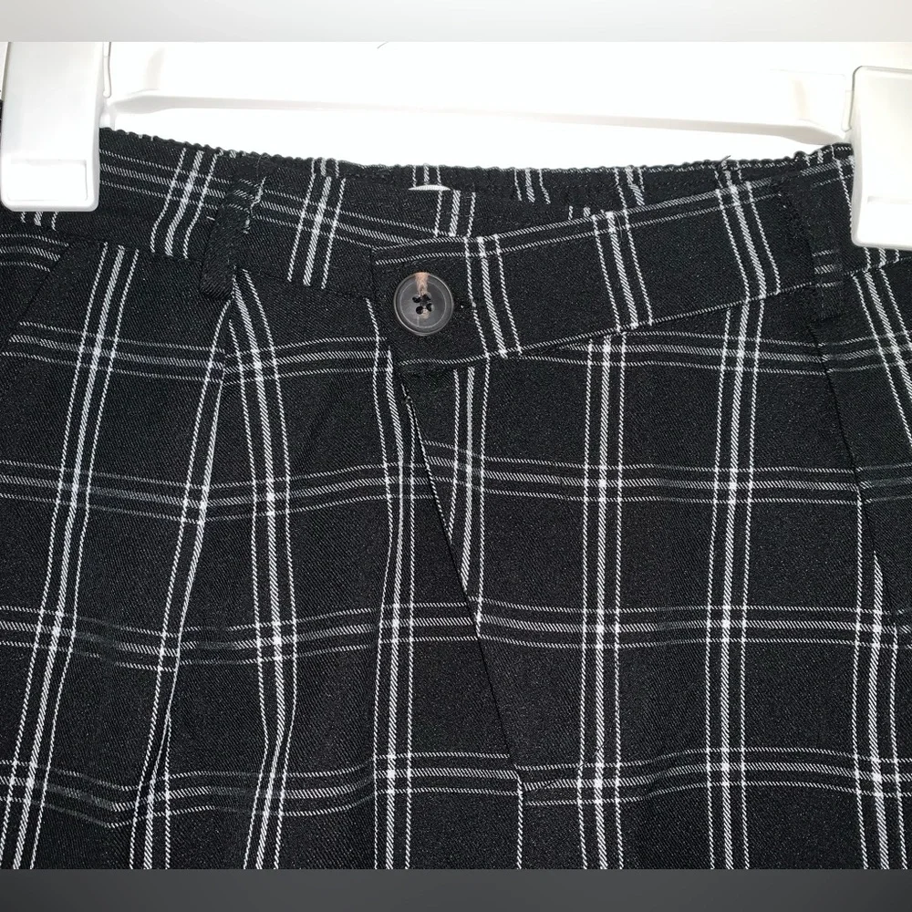 Plaid Asymmetrical Pants - Picture 2 of 5